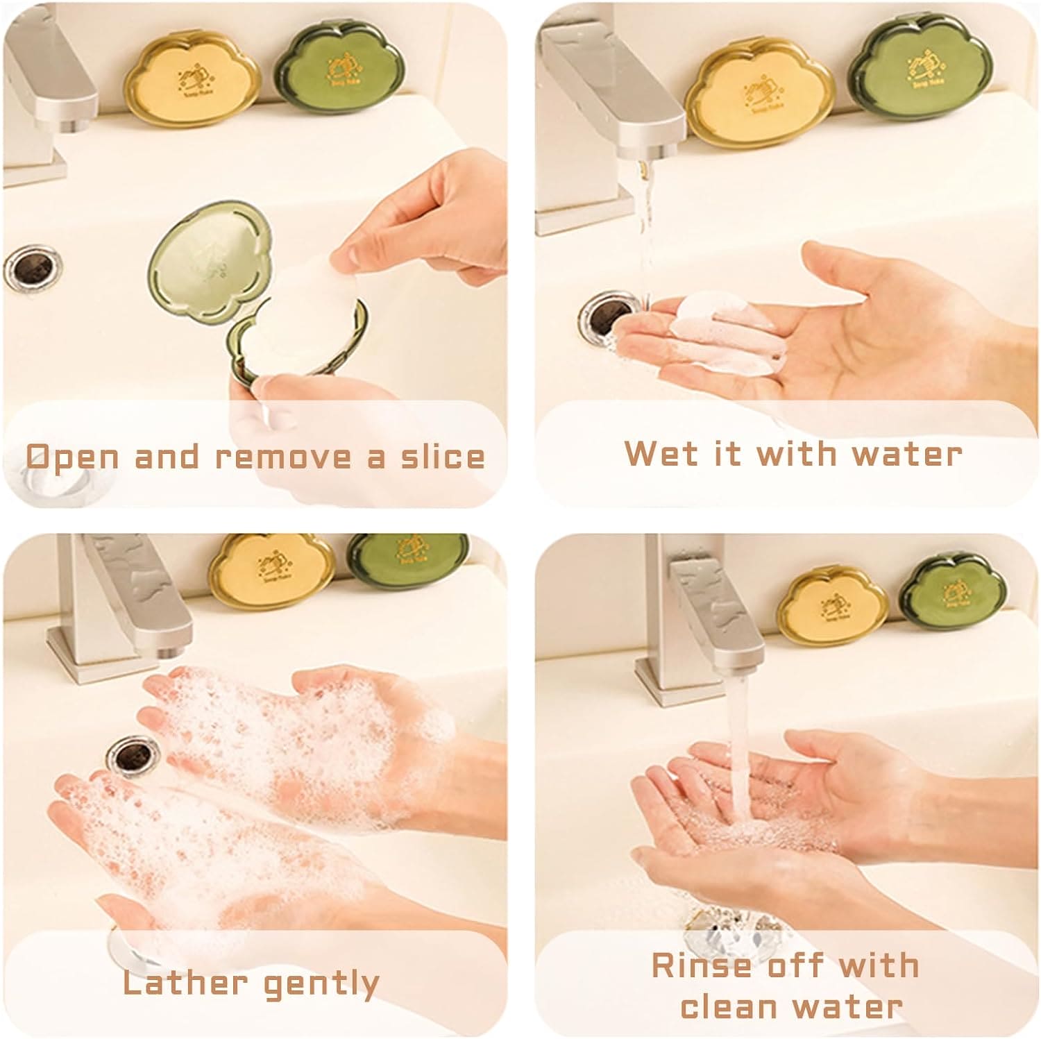 Set Of 50 Mini Paper Soap, Disposable Hand Paper Soap, Travel Soap Paper Sheet, Scented Slice Sheets, Pocket Soaps for Hand Wash Set Of 50 Mini Paper Soap, Disposable Hand Paper Soap, Travel Soap Paper Sheet, Scented Slice Sheets, Pocket Soaps for Hand Wash